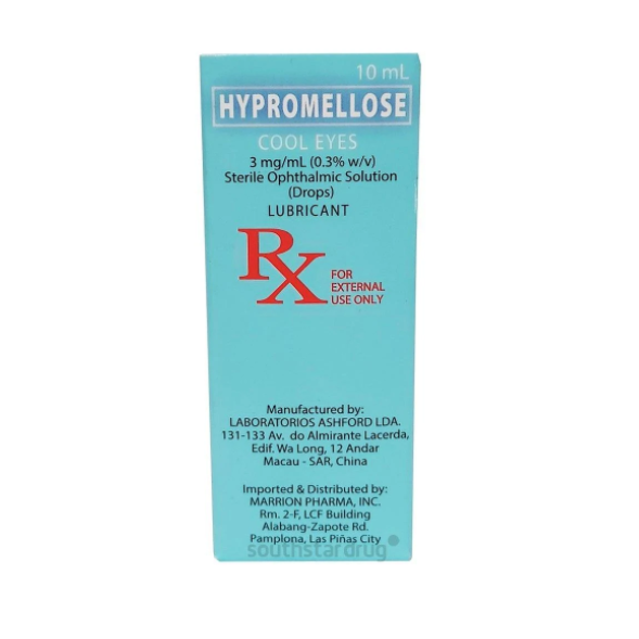 COOL EYES Hypromellose 3mg / mL (0.3) Sterile Ophthalmic Solution