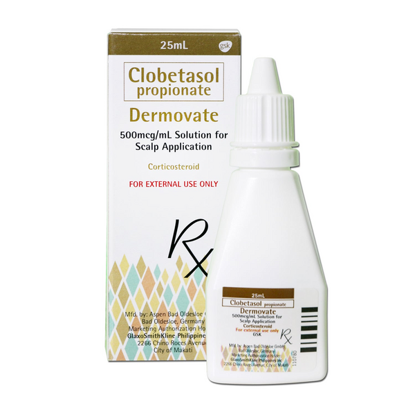 DERMOVATE Clobetasol Propionate 500mcg /mL Solution for Scalp