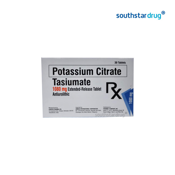 TASIUMATE Potassium Citrate 1080mg Extended-Release Tablet 30's