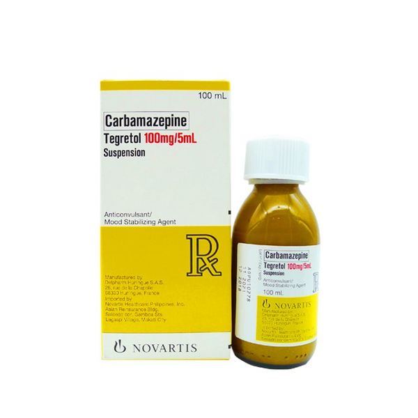 TEGRETOL Carbamazepine 100mg / 5mL Suspension 100mL