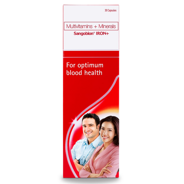 SANGOBION Iron+ Multivitamins / Minerals Capsule 30's price in the