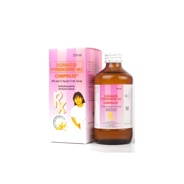 COMPRILEX Isoniazid / Pyridoxine Hydrochloride (Vit. B6) 200mg / 12mg