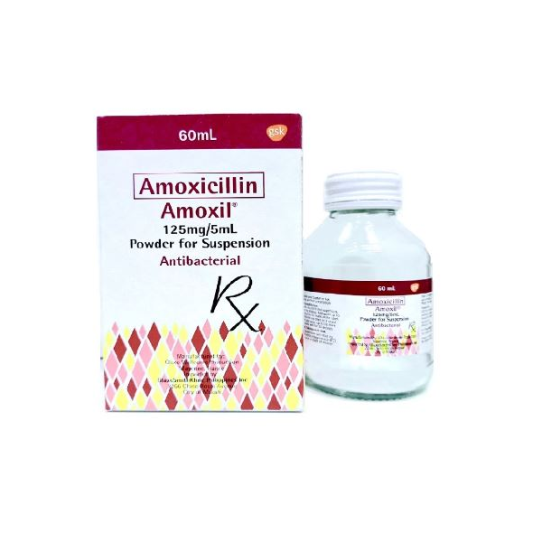 AMOXIL Amoxicillin 125mg / 5ml Powder for Suspension 60ml price in the ...