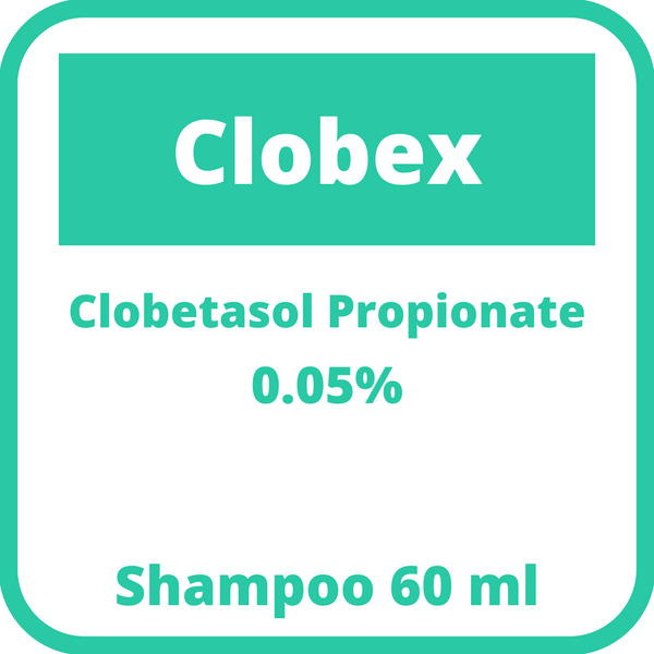 CLOBEX Clobetasol Propionate 500mcg / g (0.05% w/w) Shampoo 60mL