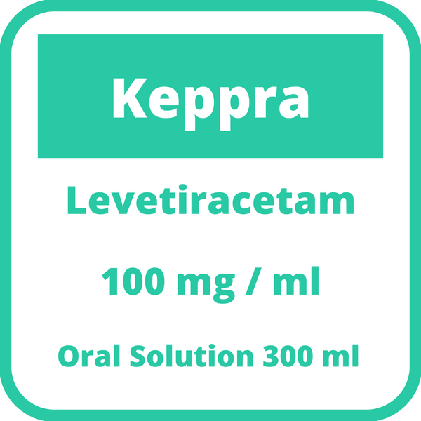 KEPPRA Levetiracetam 100mg / mL Oral Solution 300mL price in the