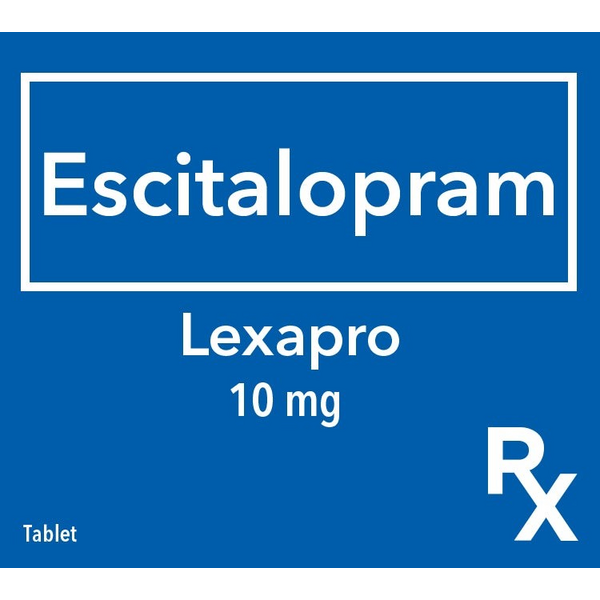 LEXAPRO Escitalopram Oxalate 10mg Film-Coated Tablet 14's, Dosage Strength: 10 mg., Drug Packaging: Film-Coated Tablet 14's