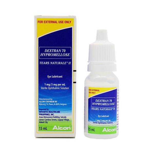 TEARS NATURALE II Dextran 70 / Hypromellose 1mg / 3mg per mL Ophthalmic