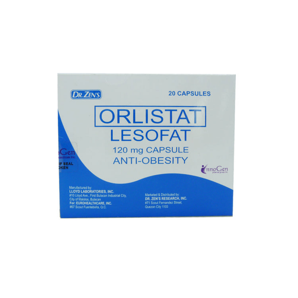 LESOFAT Orlistat 120mg Capsule 20's