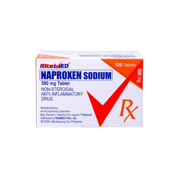 RITEMED Naproxen Sodium 500mg Tablet 100's price in the Philippines