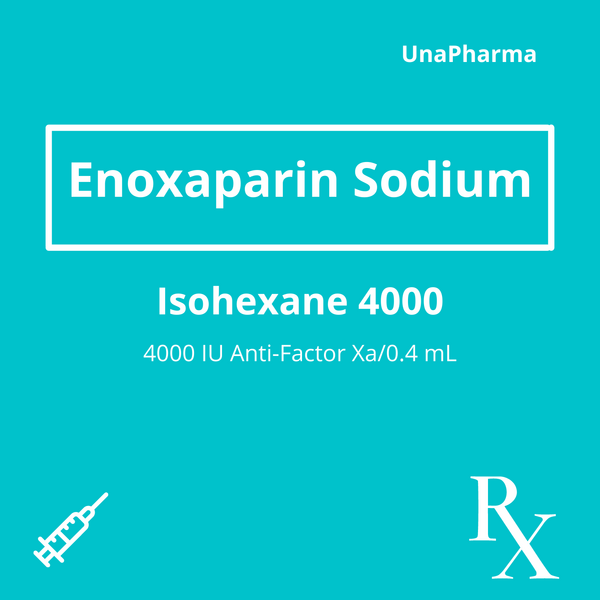 ISOHEXANE 4000 Enoxaparin Sodium 4000IU anti-Factor Xa / 0.4mL Solution ...
