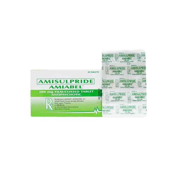 Buy Amiabel amisulpride 200mg film-coated tablet 1's online with MedsGo ...