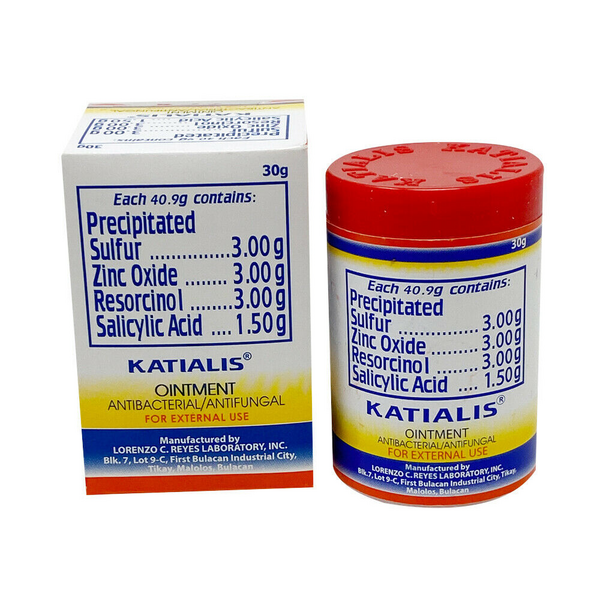 KATIALIS Ointment 30g Sulfur / Zinc Oxide / Resorcinol / Salicylic Acid
