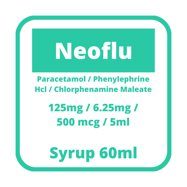 NEOFLU Paracetamol / Phenylephrine Hydrochloride / Chlorphenamine ...