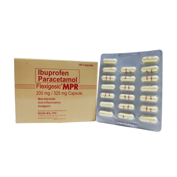 FLEXIGESIC MPR Ibuprofen / Paracetamol 200mg / 325mg Capsule 100's