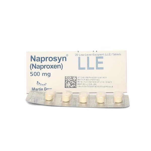 NAPROSYN LLE Naproxen 500mg Tablet 1's price in the Philippines