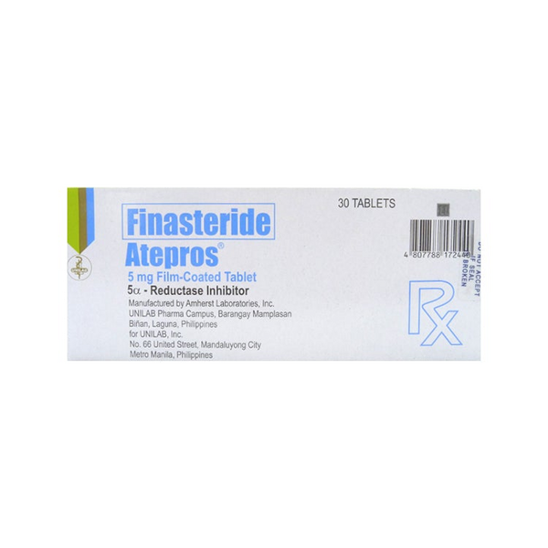 ATEPROS Finasteride 5mg 1 Tablet price in the Philippines MedsGo
