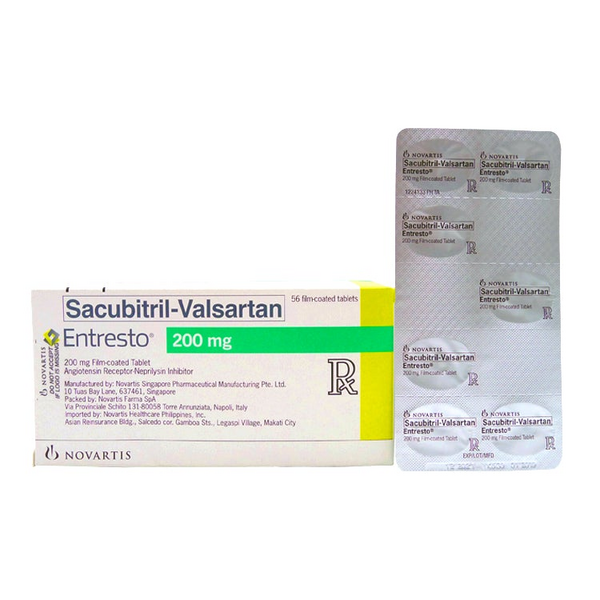 Buy Entresto sacubitril / valsartan sodium 97.2mg / 102.8mg filmcoated