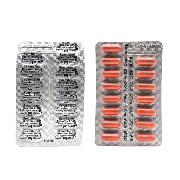 FIBRAFEN 200M Fenofibrate 200mg Micronized Capsule 1's, Dosage Strength: 200 mg, Drug Packaging: Micronized Capsule 1's