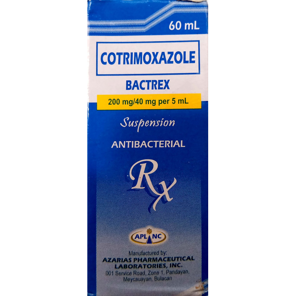 BACTREX Cotrimoxazole 200mg / 40mg per 5mL Suspension 60mL price in the ...