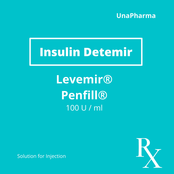 LEVEMIR PENFILL Insulin Detemir 100U / mL Solution for Injection 3mL 1