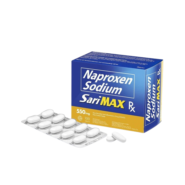 SARIMAX Naproxen Sodium 550mg FilmCoated Tablet 1's price in the Philippines MedsGo Pharmacy