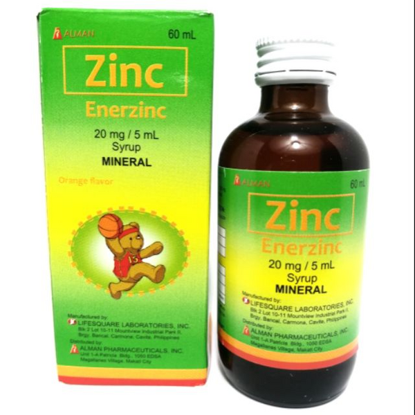 ENERZINC Zinc Sulfate Monohydrate 20mg / 5mL Syrup 60mL price in the