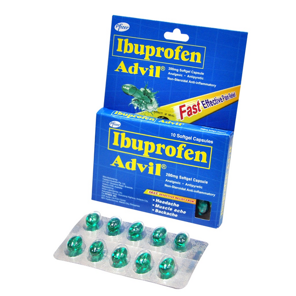 ADVIL Ibuprofen 200mg 1 Capsule price in the Philippines MedsGo