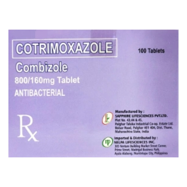 COMBIZOLE Cotrimoxazole 800mg / 160mg Tablet 100's price in the ...