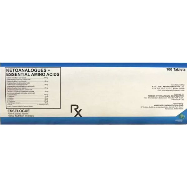ESSELOGUE Ketoanalogues / Essential Amino Acids FilmCoated Tablet 100
