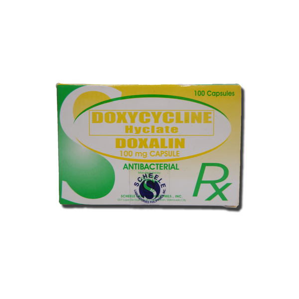 DOXALIN Doxycycline Hyclate 100mg Capsule 100's price in the ...