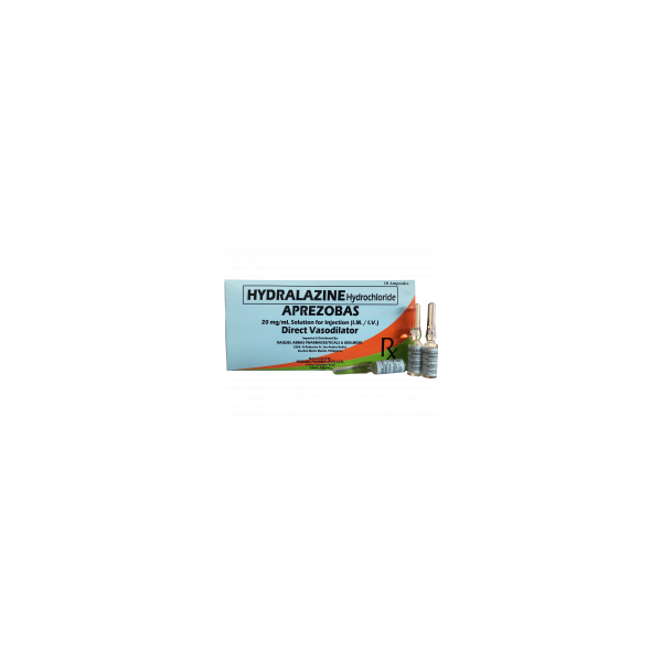 APREZOBAS Hydralazine Hydrochloride 20mg / mL Solution for IV/IM ...