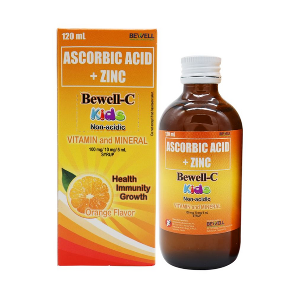 BEWELLC KIDS SYRUP Ascorbic Acid / Zinc / Chlorella Growth Factor