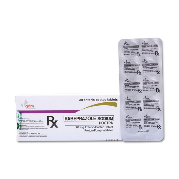 DOCTRA Rabeprazole Sodium 20mg EntericCoated Tablet 1's price in the