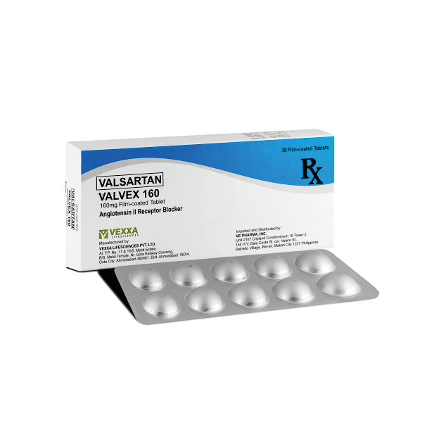 VALVEX 160 Valsartan 160mg Film-Coated Tablet 1's price in the ...