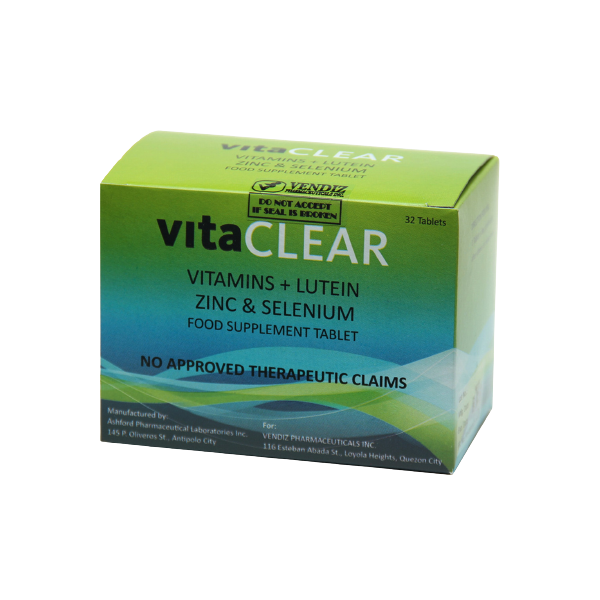 Buy Vitaclear vitamins / lutein / zinc / selenium tablet 1's online ...
