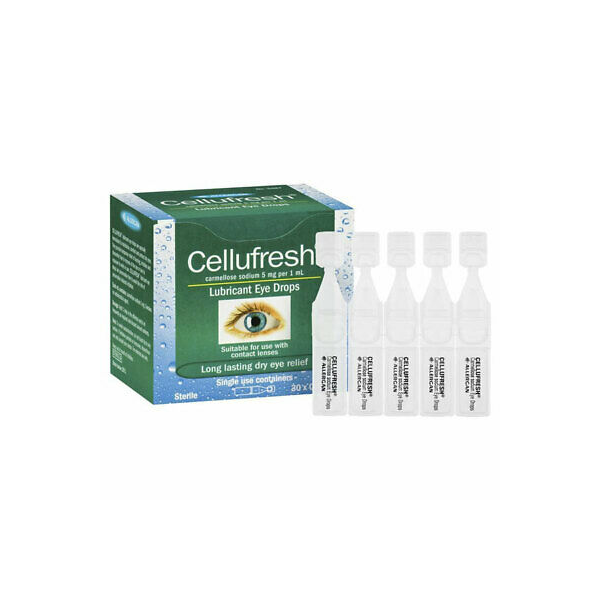 CELLUFRESH Carboxymethylcellulose Sodium 0.5 (5mg / mL) Eye Drops 0