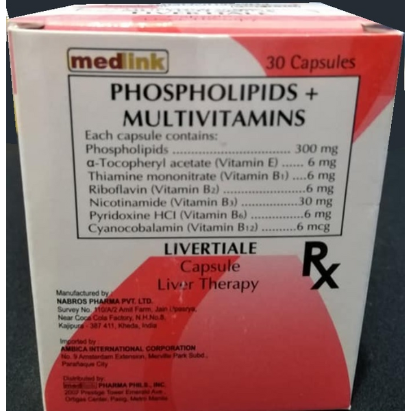 LIVERTIALE Phospholipids / Multivitamins Capsule 1's price in the