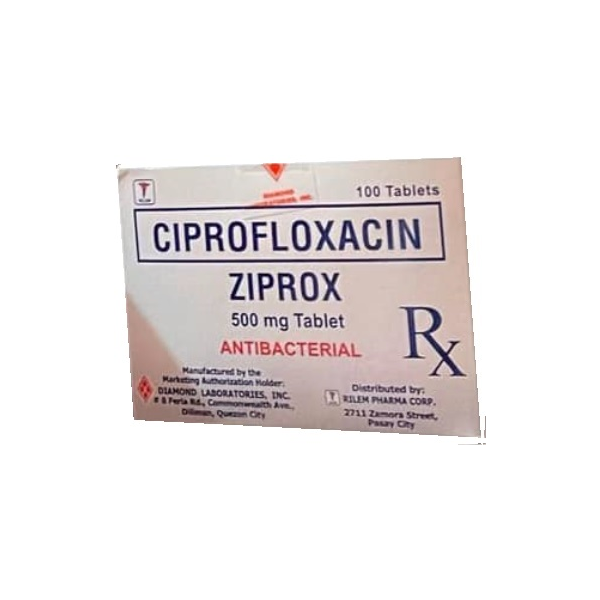 ZIPROX Ciprofloxacin Hydrochloride 500mg Tablet 100's price in the ...