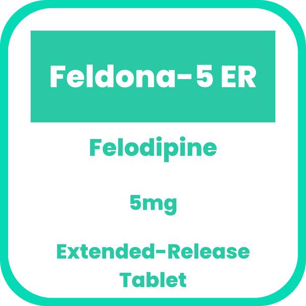 FELDONA-5 ER Felodipine 5mg Extended-Release Tablet 1's price in the ...