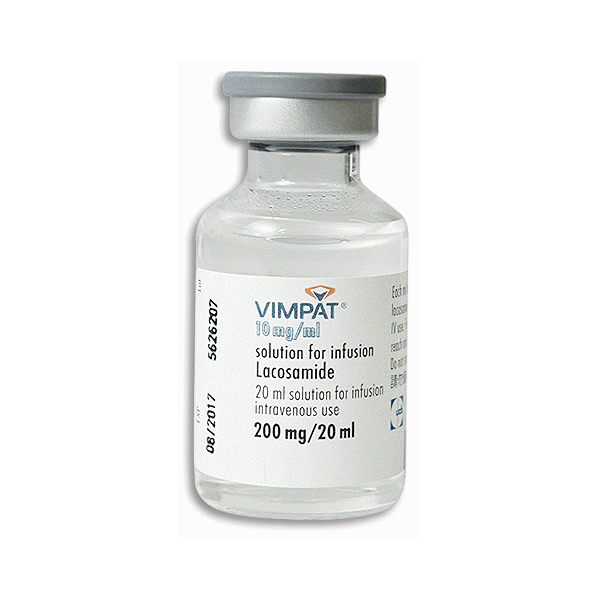 VIMPAT Lacosamide 10mg / mL Solution for Infusion 20mL 1's, Dosage Strength: 10 mg / ml, Drug Packaging: Solution for Infusion 20ml x 1's