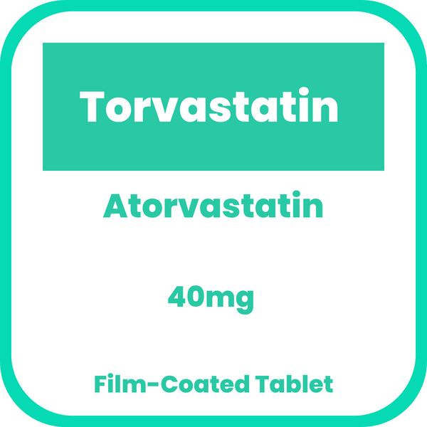 TORVASTATIN Atorvastatin 40mg Film-Coated Tablet 20's price in the ...