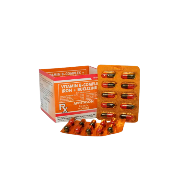 APPETASON Vitamin B Complex / Iron / Buclizine Hydrochloride Capsule