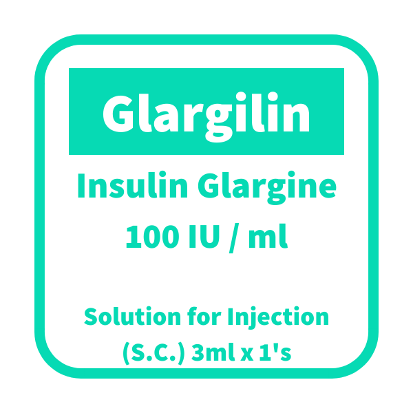 GLARGILIN Insulin Glargine (rDNA) 100IU / mL Solution for SC Injection