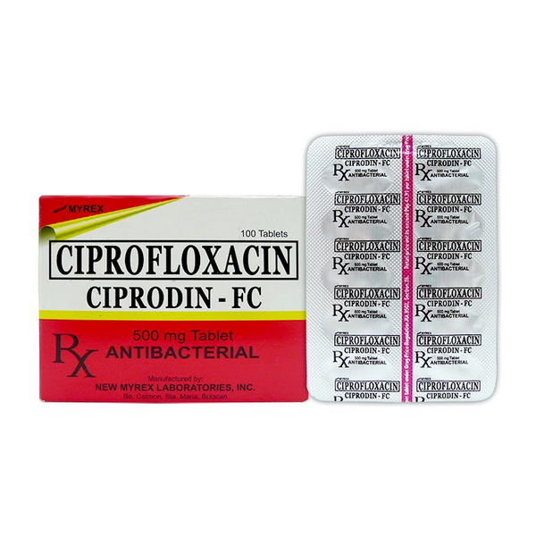 CIPRODIN-FC Ciprofloxacin 500mg Film-Coated Tablet 1's, Dosage Strength: 500 mg, Drug Packaging: Film-Coated Tablet 1's