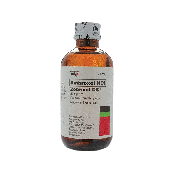 ZOBRIXOL DS Ambroxol Hydrochloride 30mg / 5mL Syrup 60mL