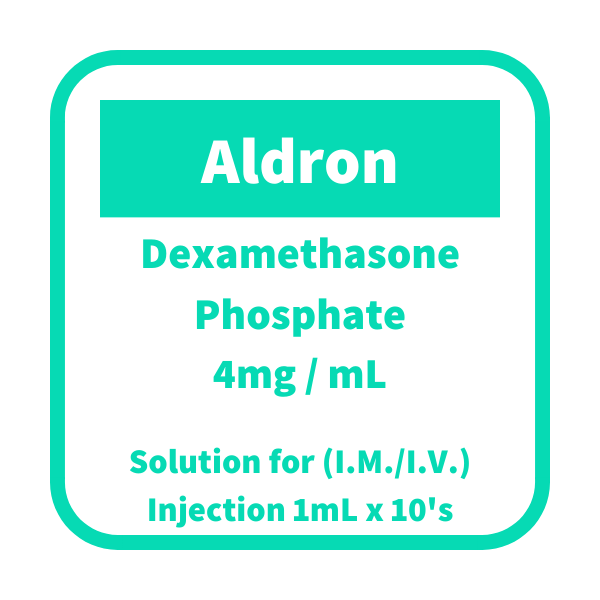 ALDRON Dexamethasone Phosphate 4mg / mL Solution for (I.M./I.V ...