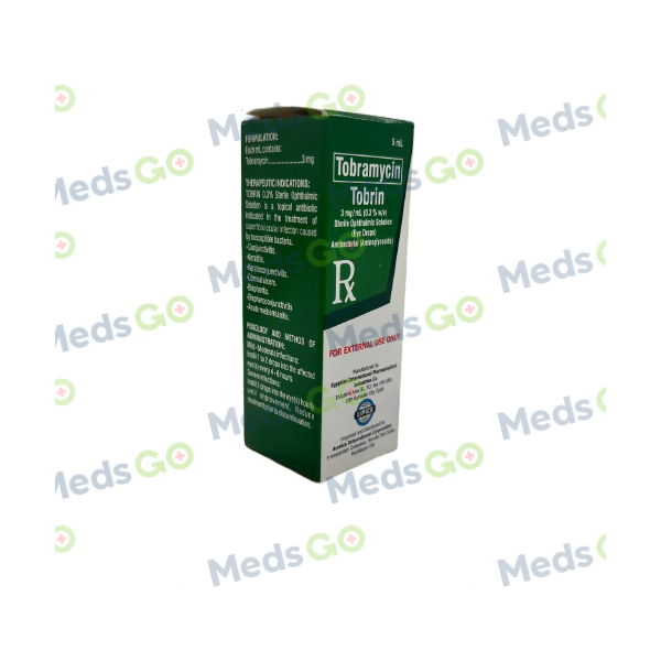TOBRIN Tobramycin 3mg / ml (0.3 w/v) Sterile Ophthalmic Solution (Eye