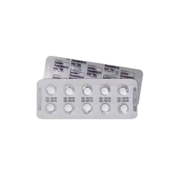 ALNIX PLUS Cetirizine Dihydrochloride / Phenylephrine Hydrochloride 5mg / 10mg Film-Coated Tablet 1's, Dosage Strength: 5mg / 10mg, Drug Packaging: Film-Coated Tablet 1's