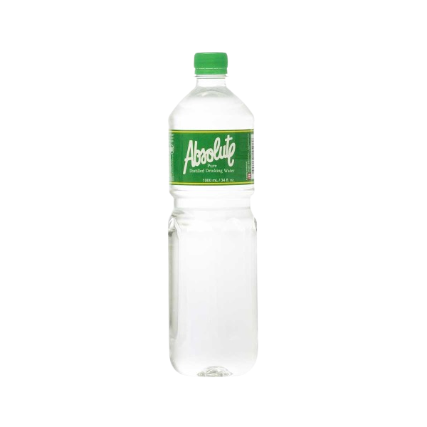 ABSOLUTE Pure Distilled Water 1000ml 1's