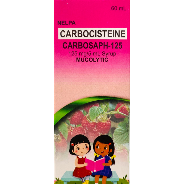 CARBOSAPH-125 Carbocisteine 125mg / 5ml Syrup 60ml